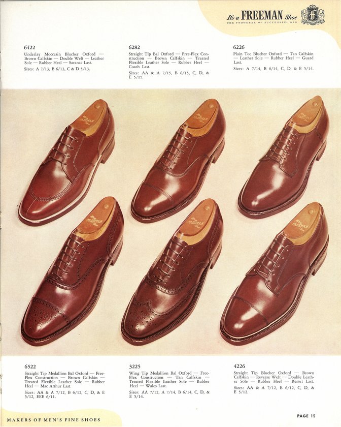 Freeman Shoe Catalog 1951