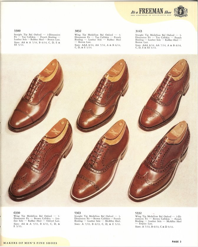 Freeman Shoe Catalog 1951