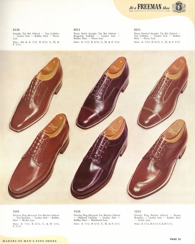 Freeman Shoe Catalog 1951