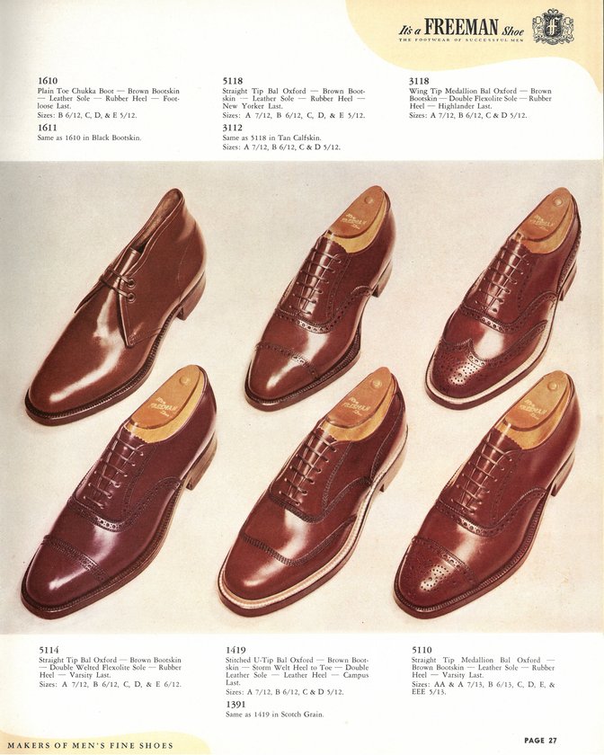 Freeman Shoe Catalog 1951