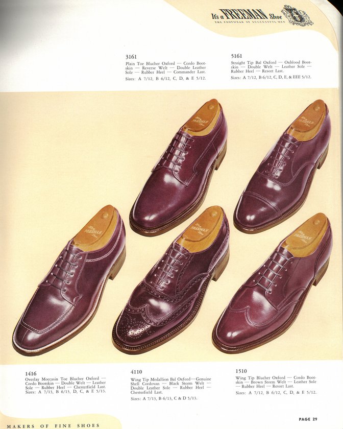 Freeman Shoe Catalog 1951