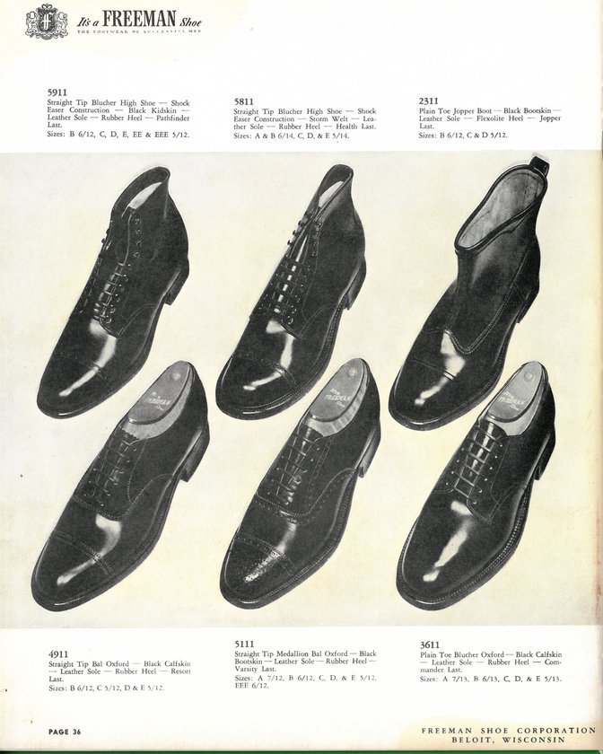 Freeman Shoe Catalog 1951