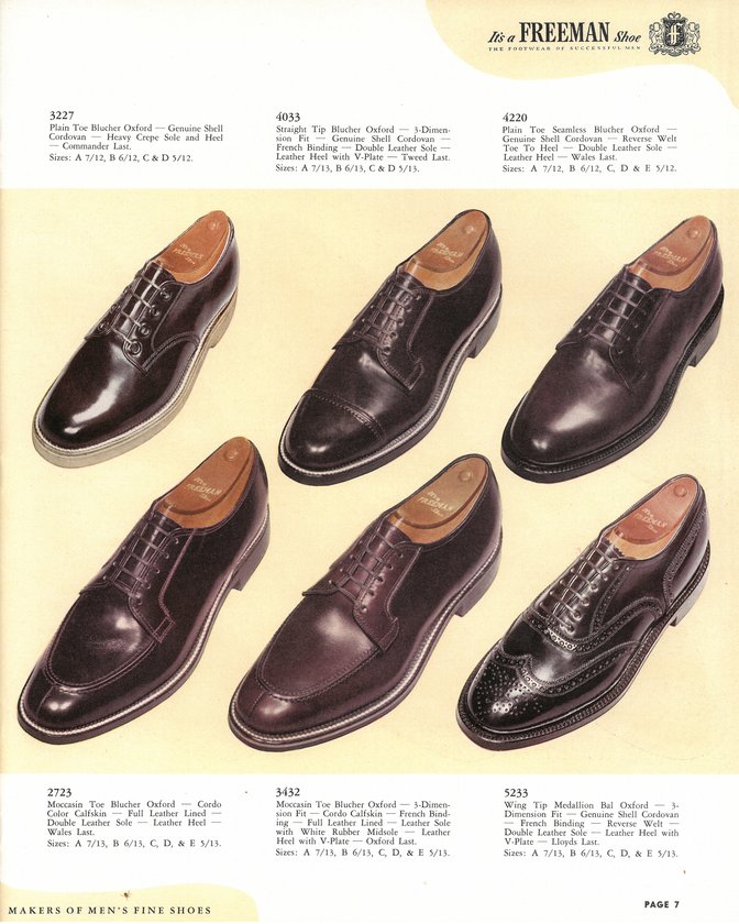 Freeman Shoe Catalog 1951