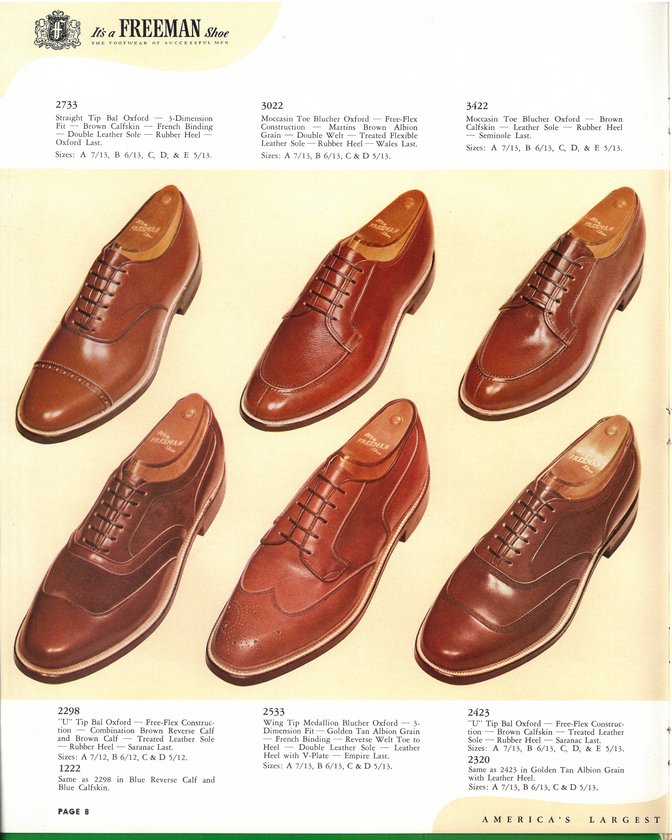 Freeman Shoe Catalog 1951