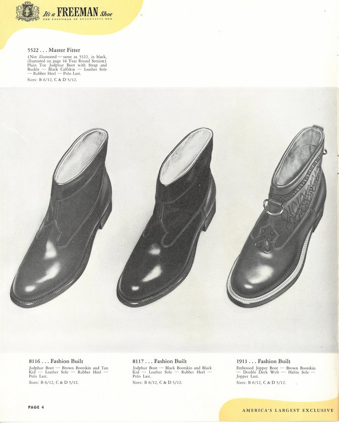 Freeman Shoe Catalog 1951