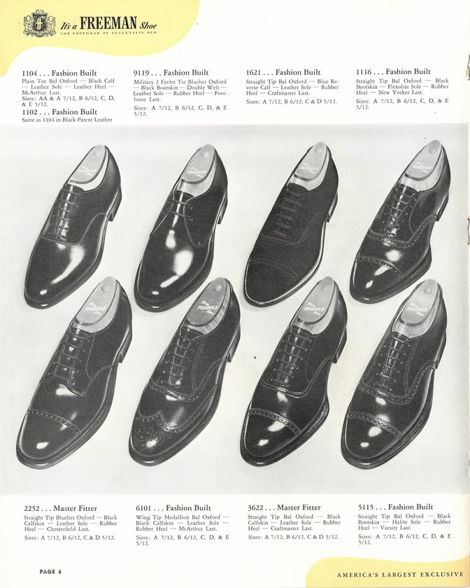 Freeman Shoe Catalog 1951