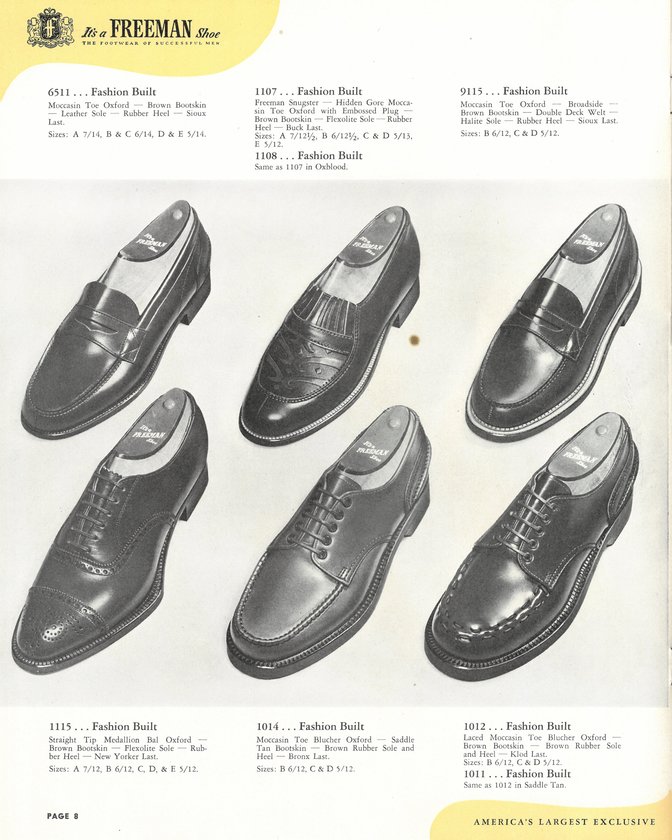 Freeman Shoe Catalog 1951