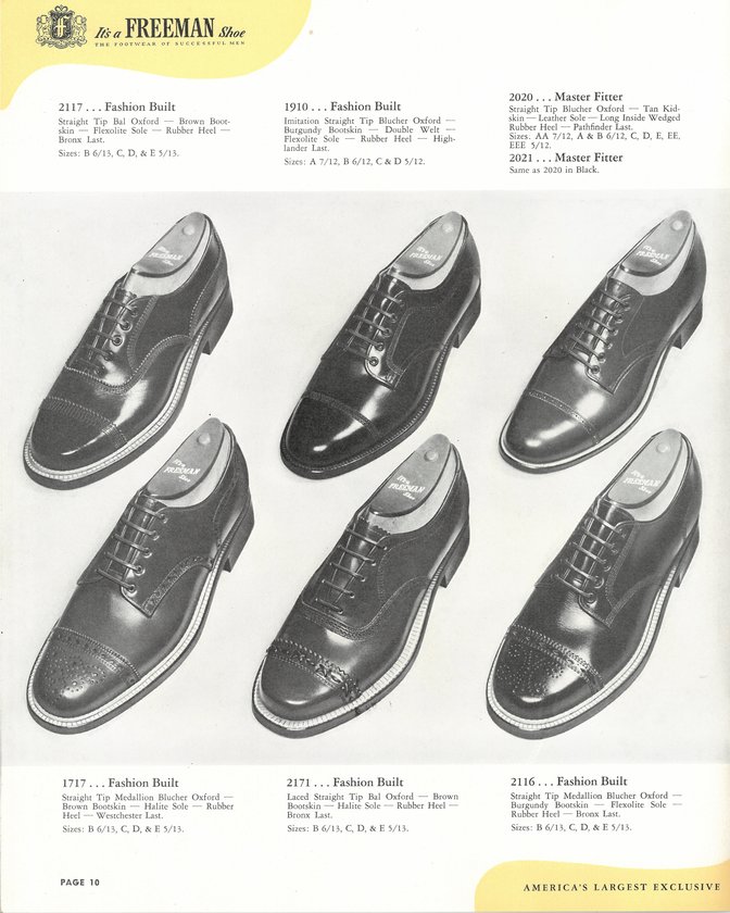 Freeman Shoe Catalog 1951