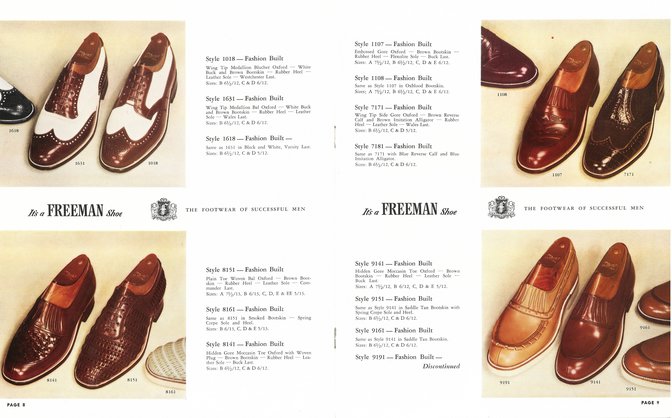 Freeman Shoe Catalog 1951